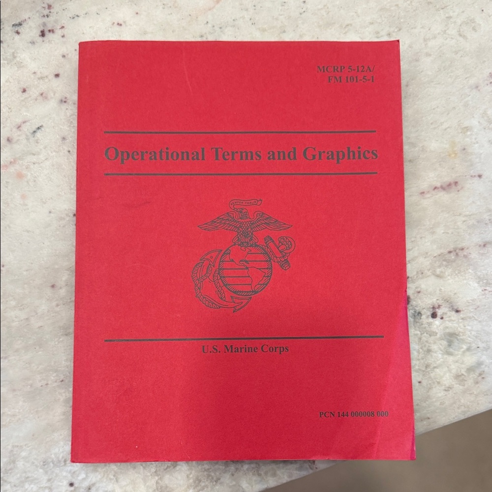 Red U.S. Marine Corps Manual